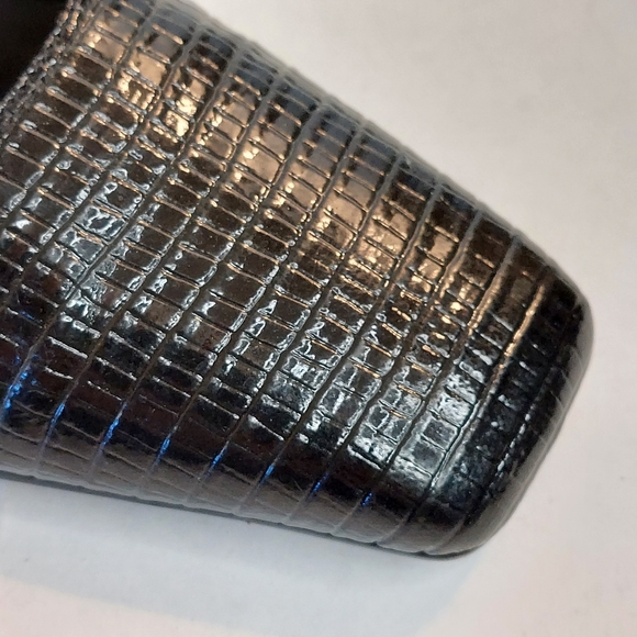 J. Renee Beam Black Lizard Heels - Picture 2 of 15